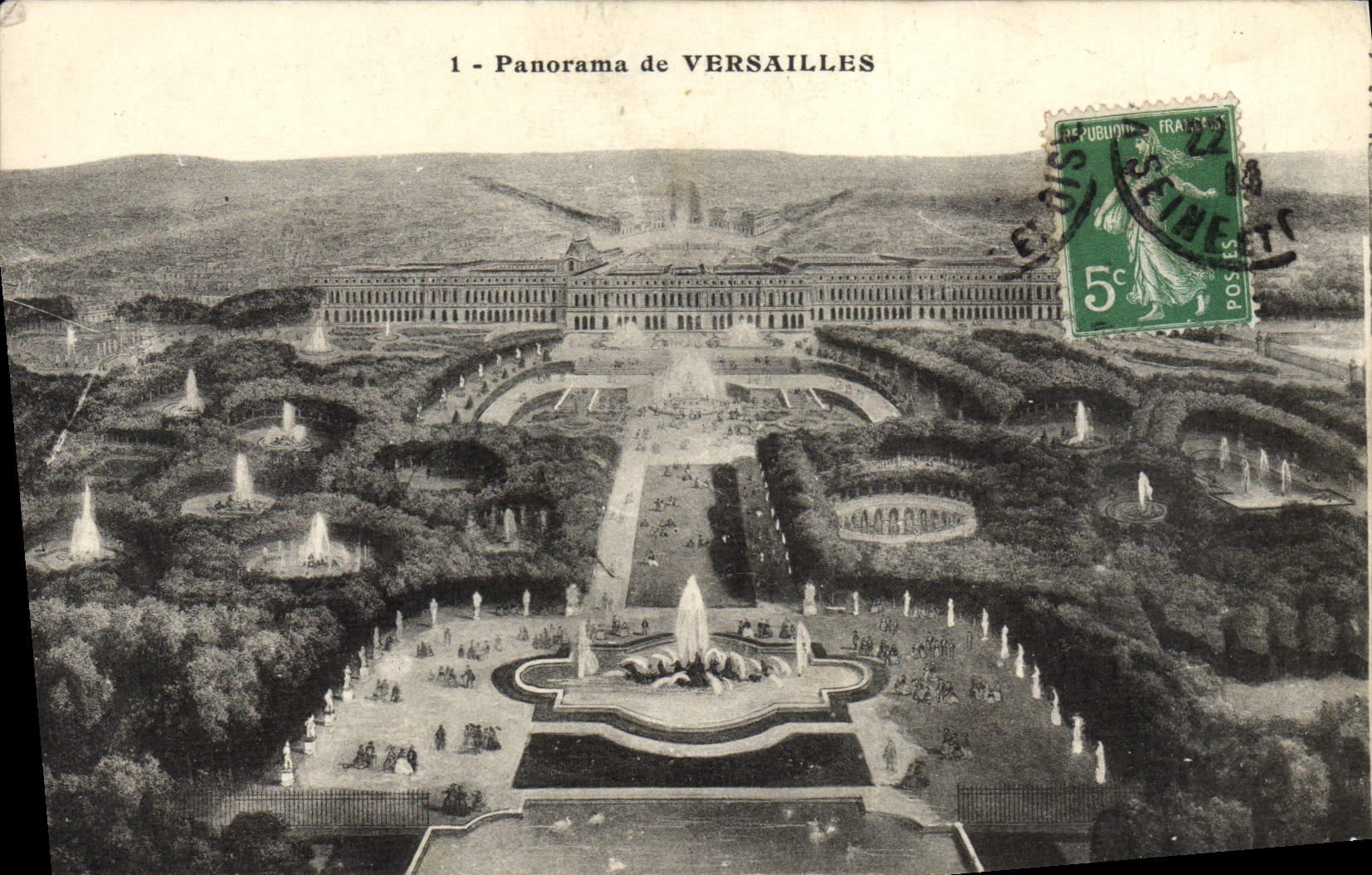 CPA Palais de Versailles Panorama 