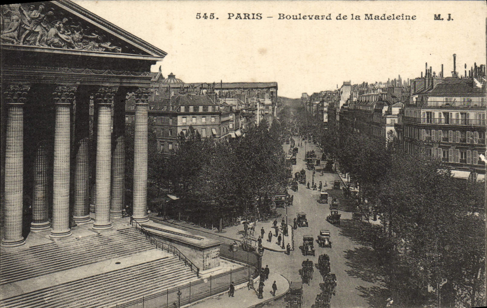 CPA Paris Boulevard De la Madeleine