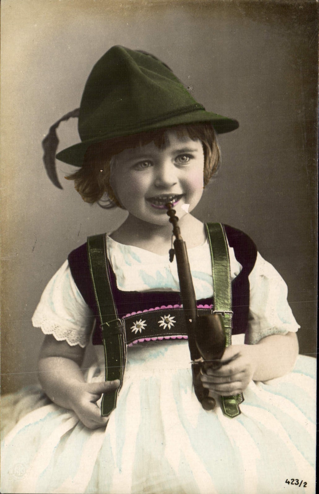 VINTAGE POSTCARD Fantasy Child Folklore the Tirol the Tyrol