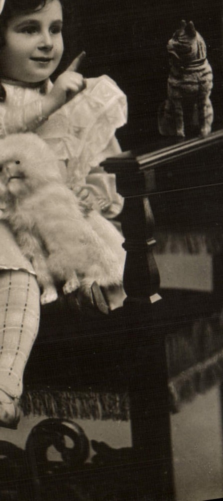 CPA Fantaisie Enfant Chat 