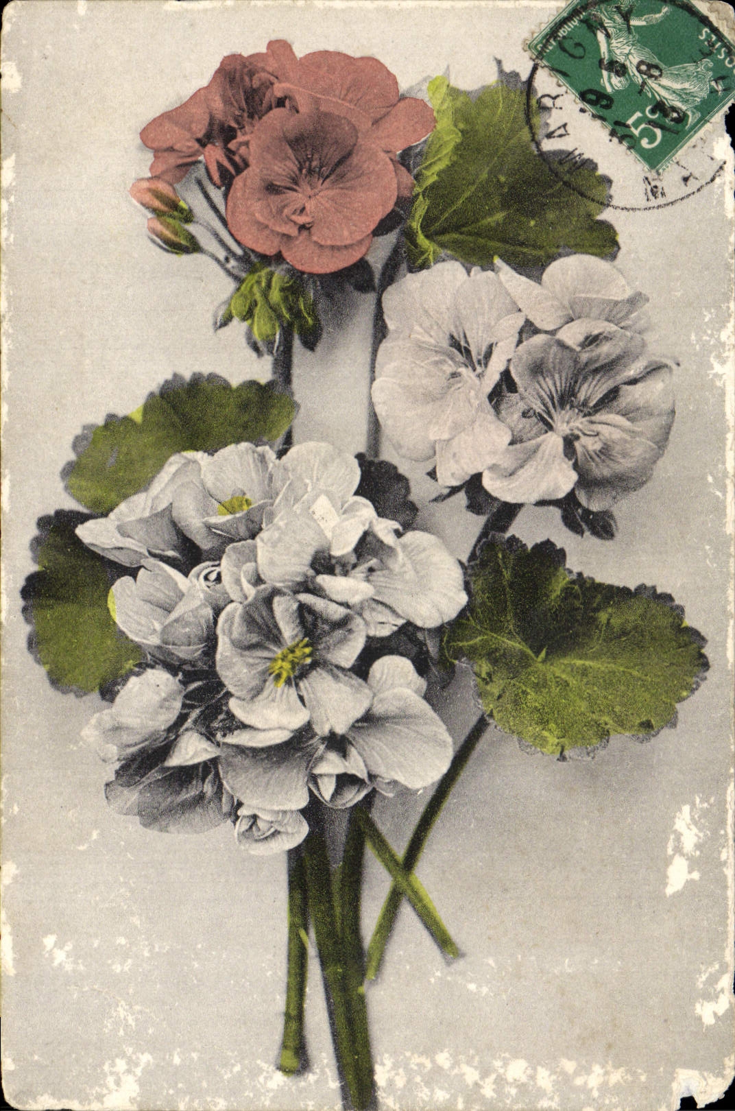 CPA Fantaisie Fleurs