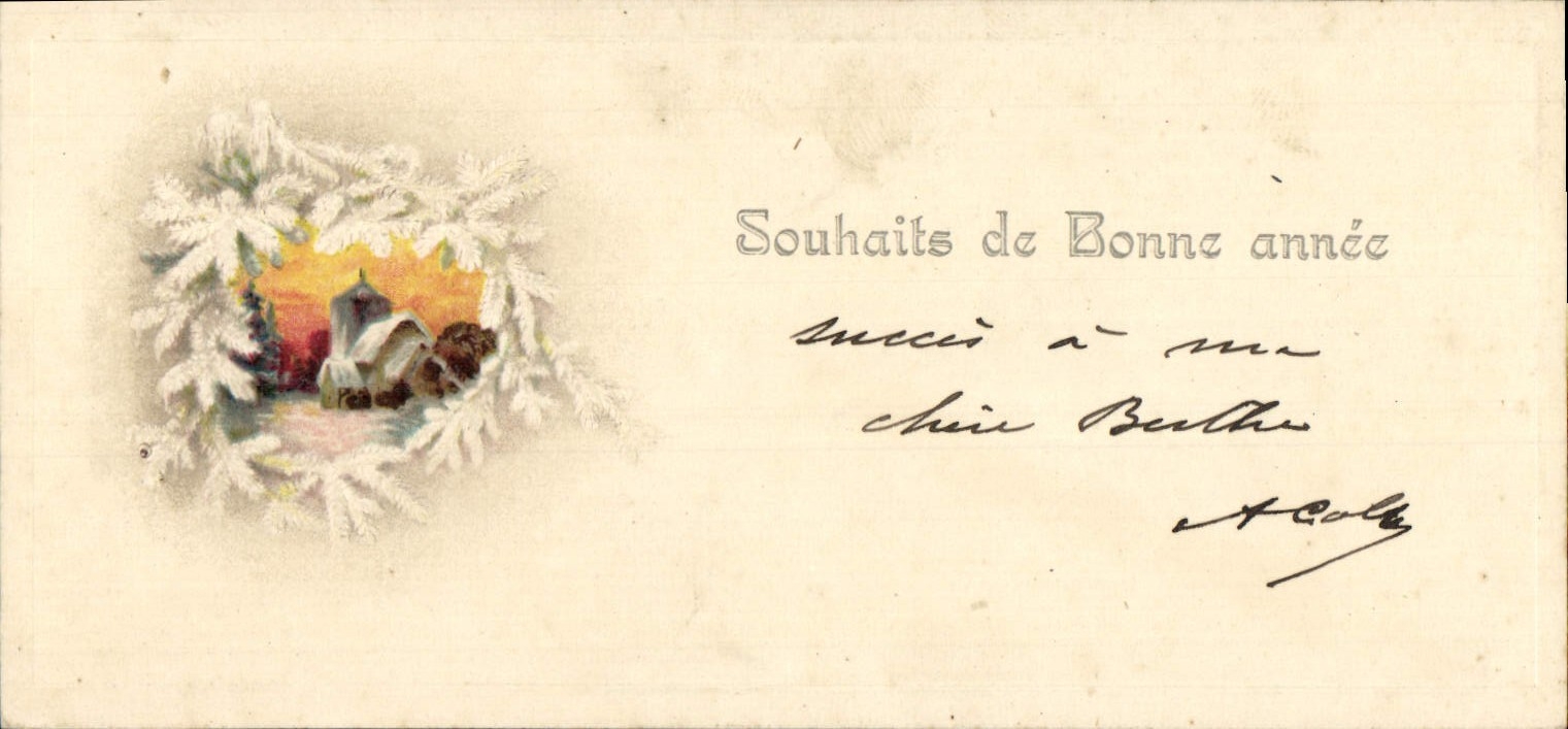 CPA Fantaisie Bonne annee