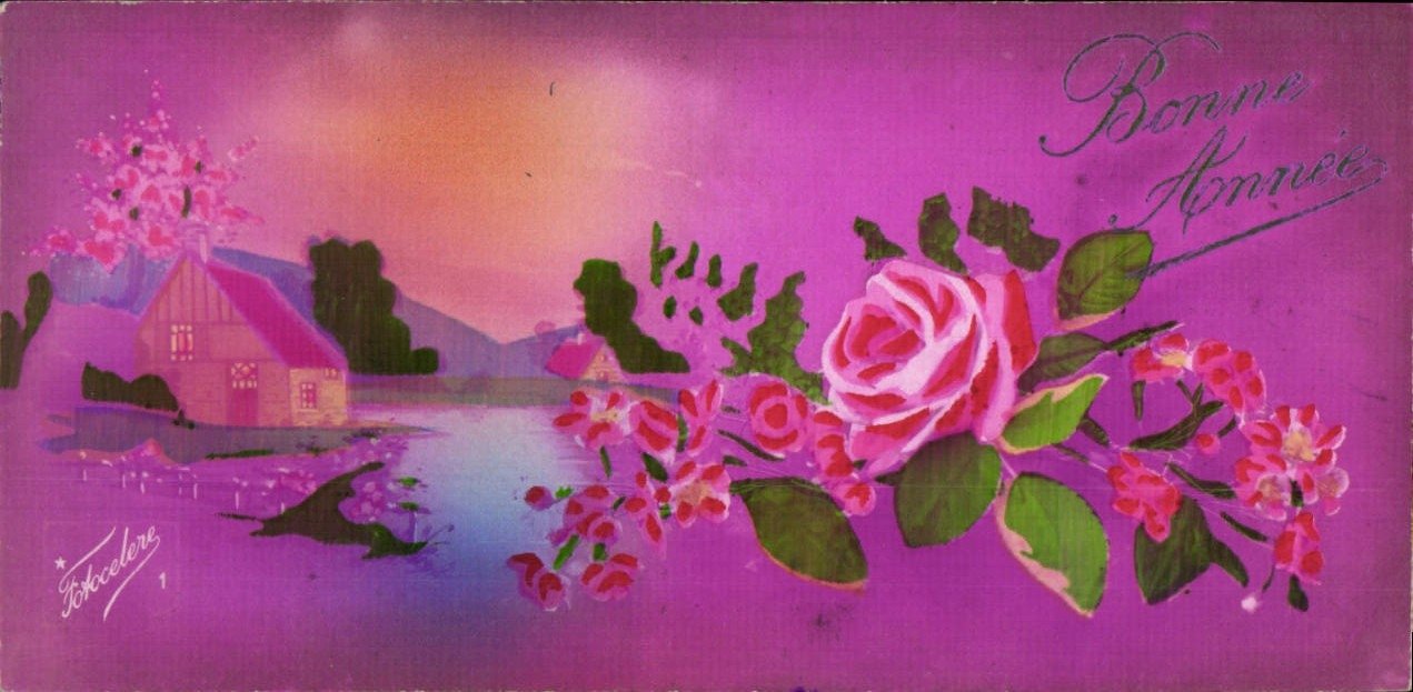 CPA Fantaisie Fleurs 