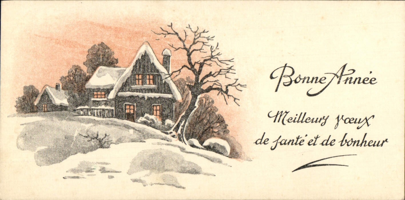 CPA Fantaisie Bonne annee