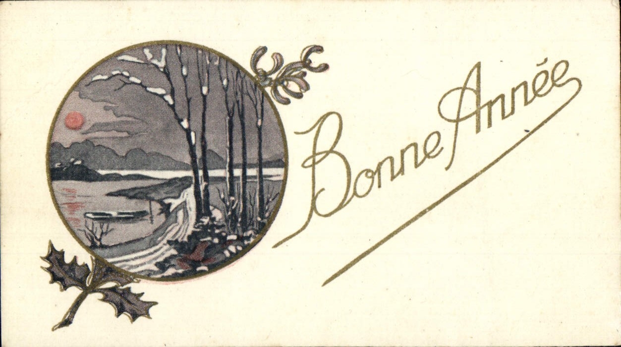 CPA Fantaisie Bonne annee