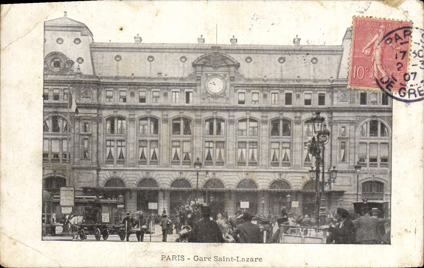 CPA Paris Gare Saint Lazare