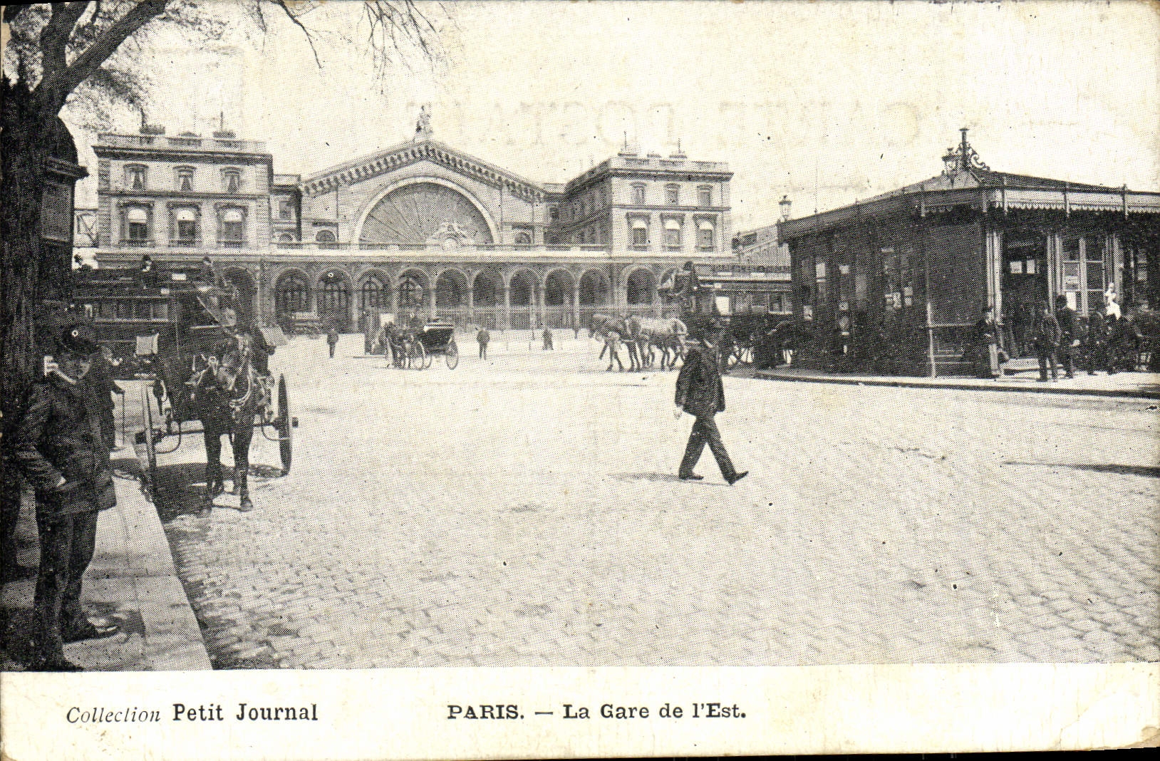 CPA Paris La Gare de L'Est