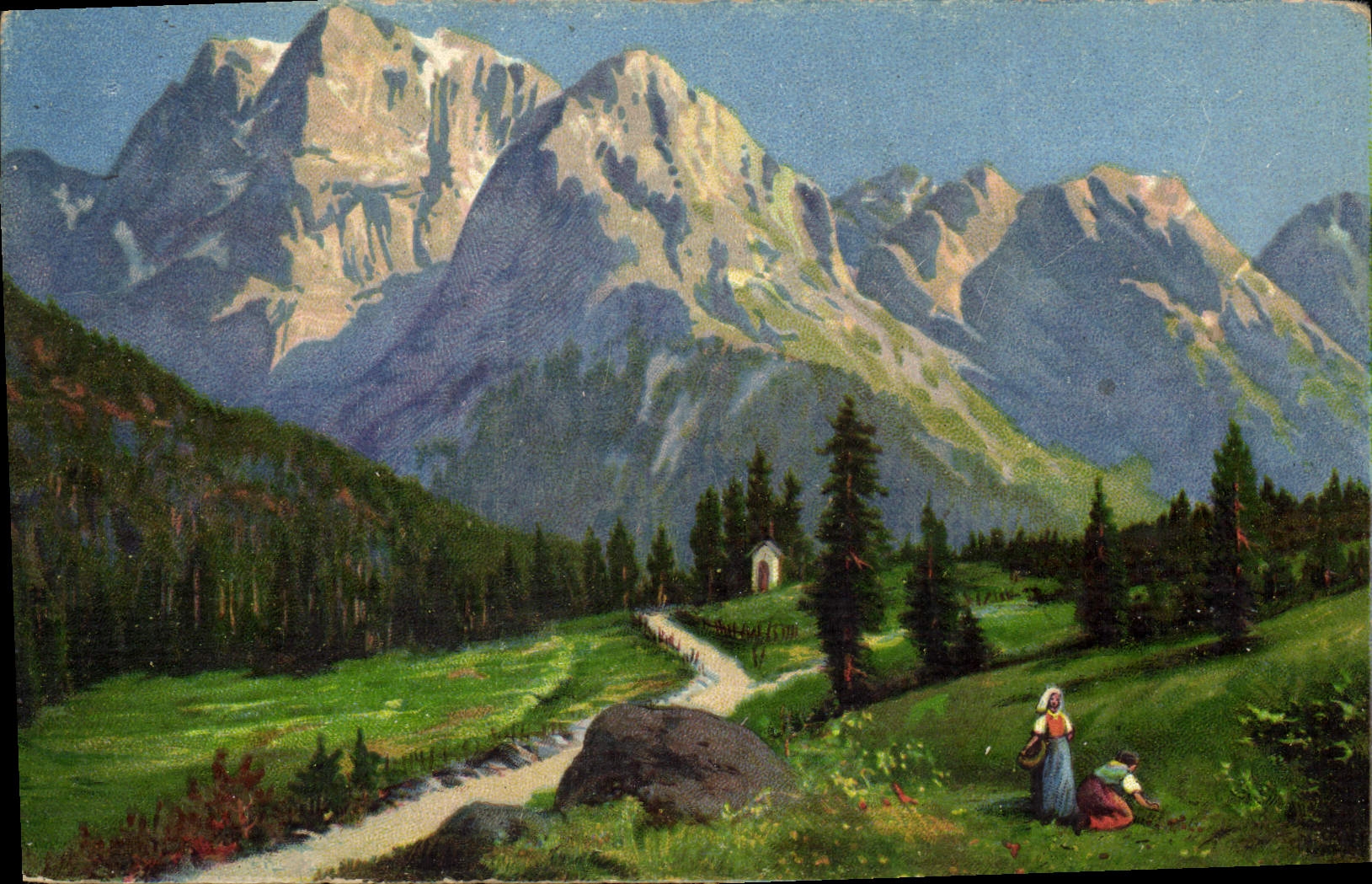 CPA Fantaisie Montagne