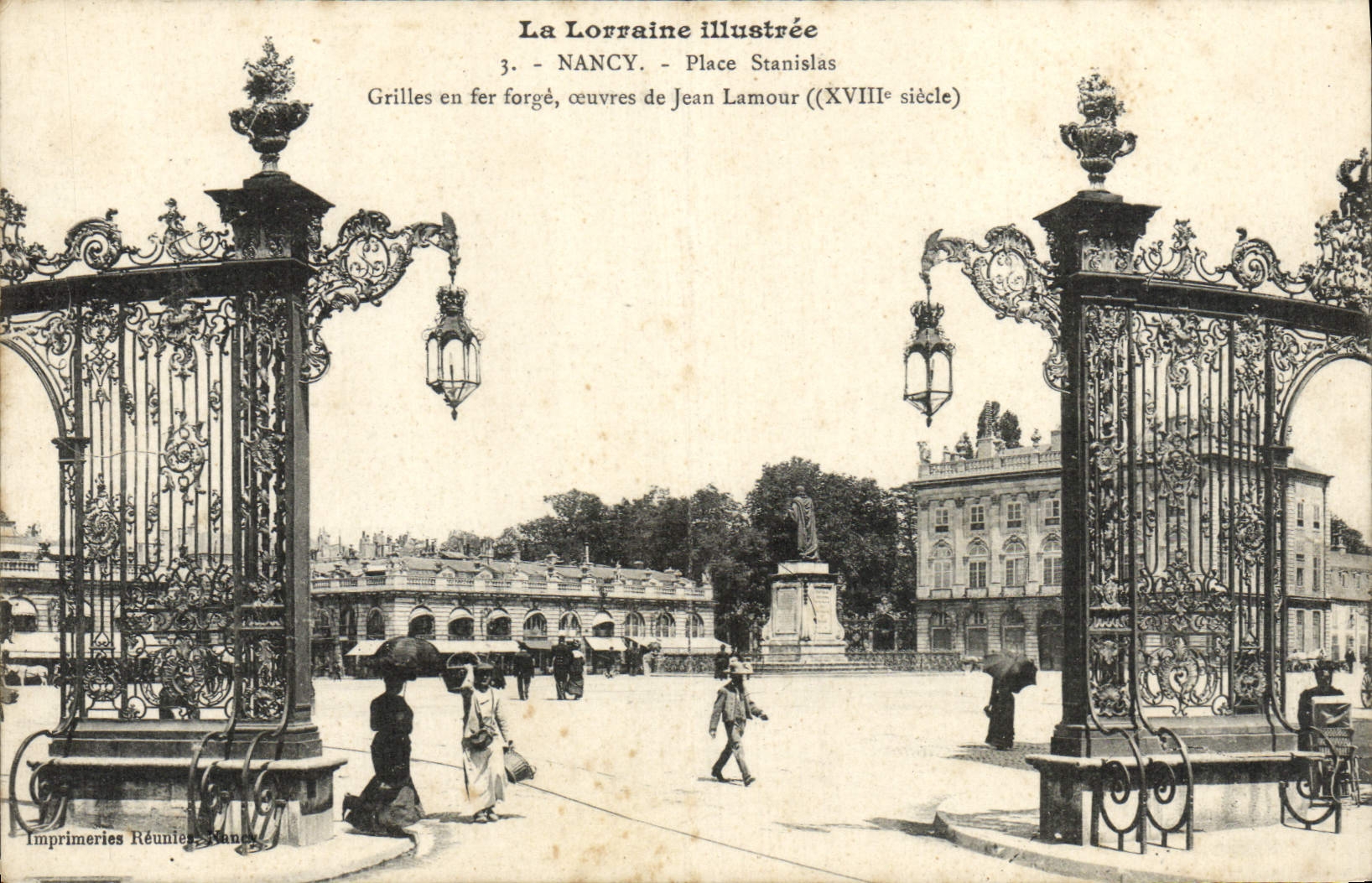 CPA Nancy Grilles en Fer Forge