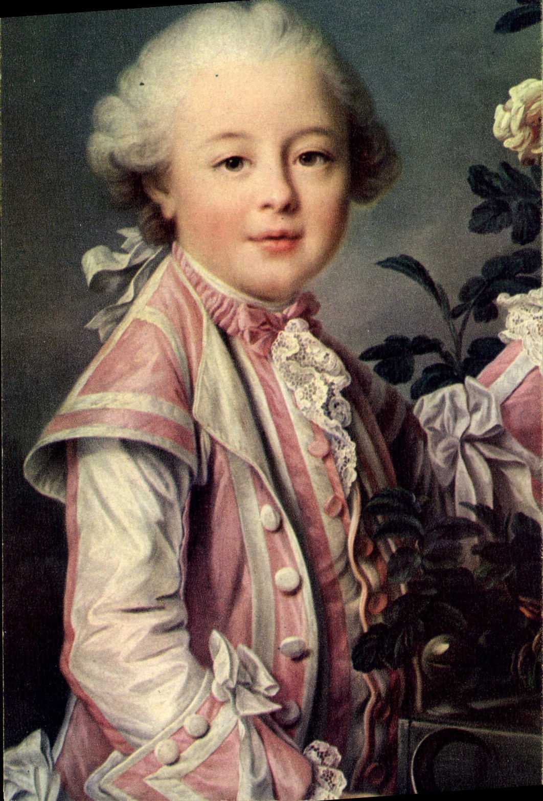 MODERN CARD Drouais Portrait of the Count de Nogent Museum of Louvre Paris