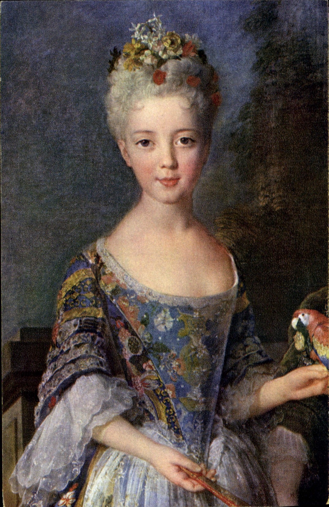 MODERN CARD Beautiful Portrait of Catherine de Bethisy Museum of Versailles
