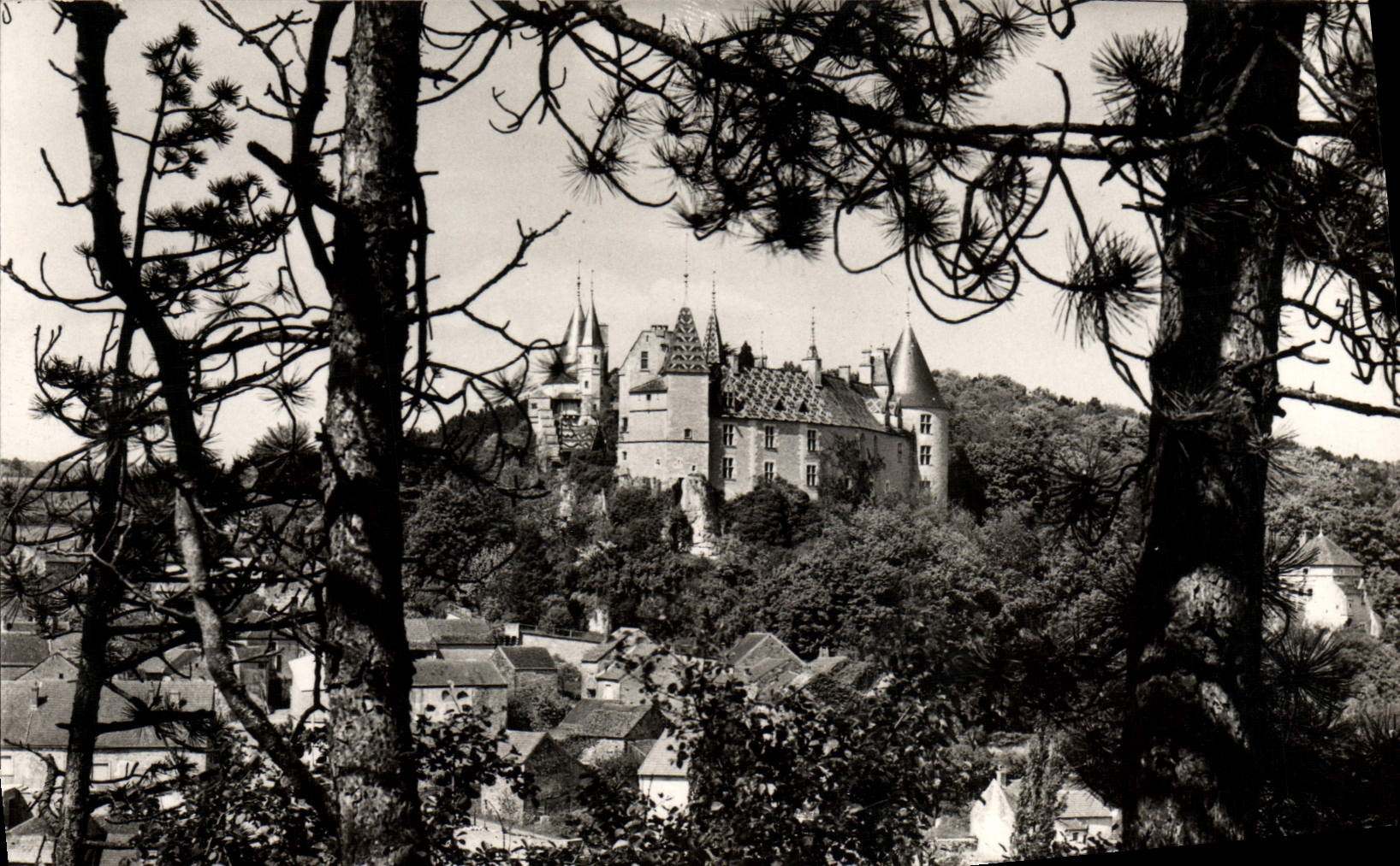 CPM Larochepot Chateau et Village de Vue de la Route de Saint Aubin