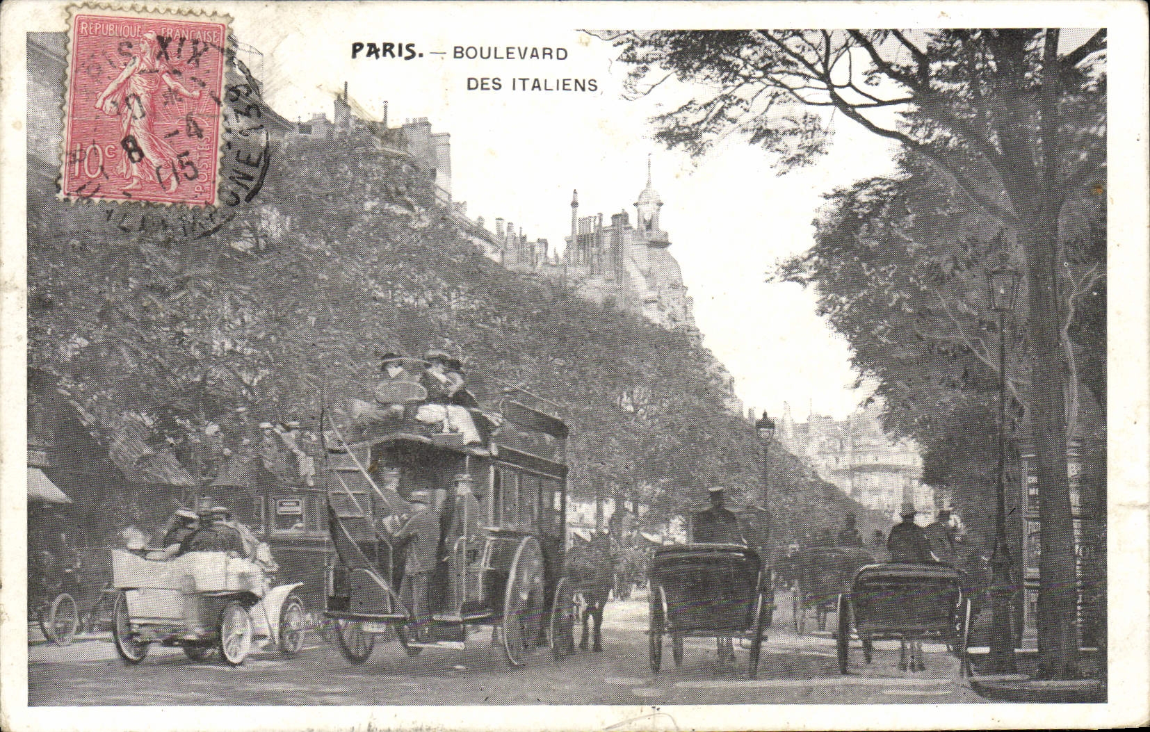 CPA Paris Boulevard Des Italiens