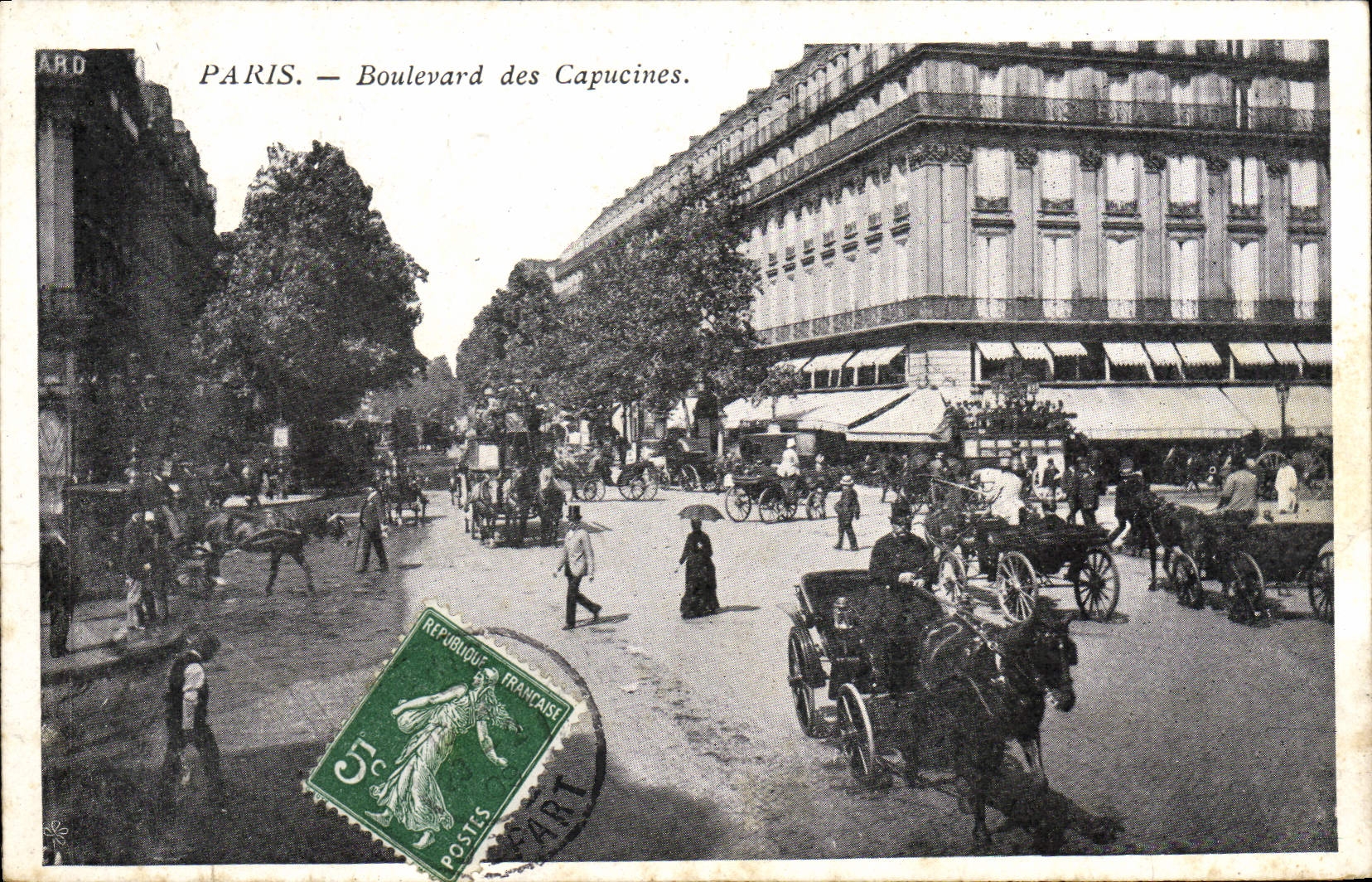 CPA Paris Boulevard Des Capucines
