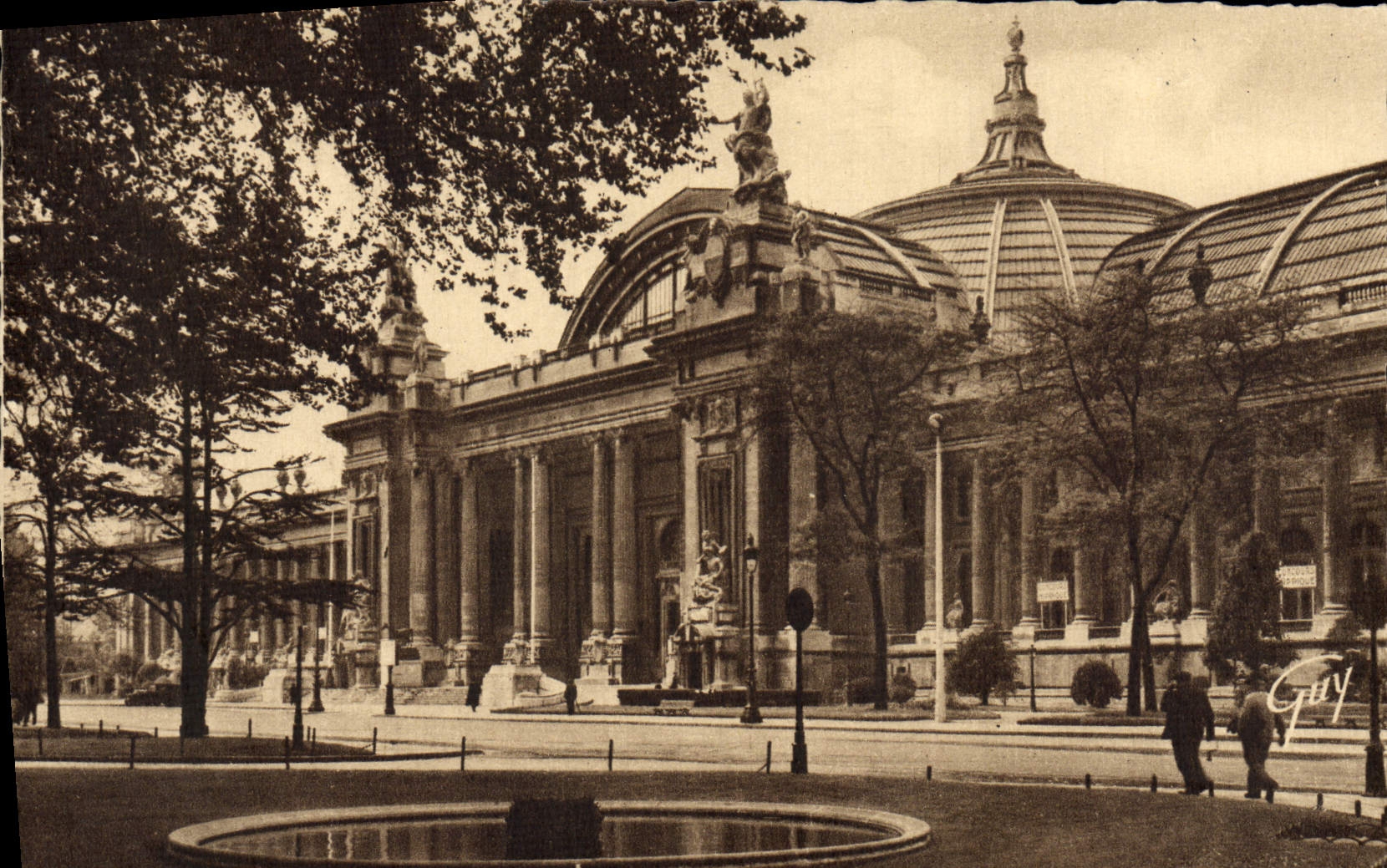 MODERN CARD Paris And Its Wonders the Large palace Label Eiffel Tower