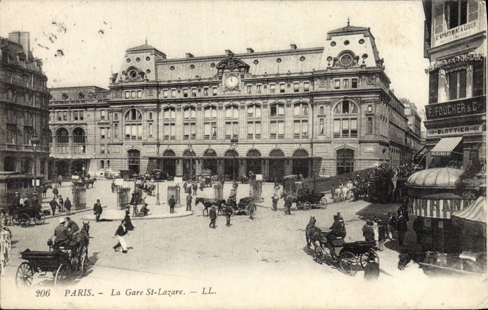 CPA Paris La Gare St Lazare