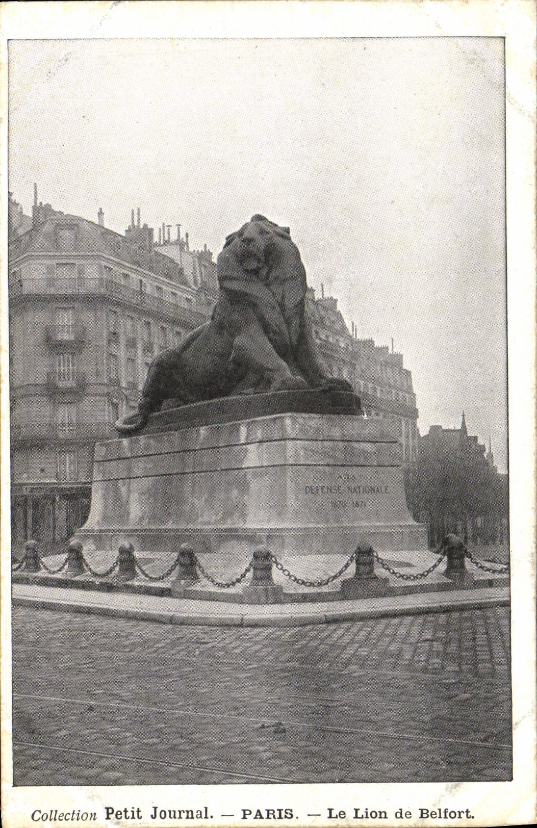 CPA Paris Le Lion De Belfort