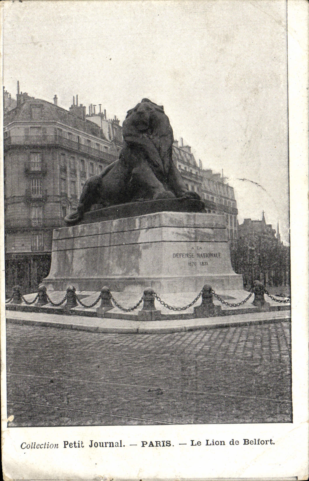 CPA Paris Le Lion De Belfort