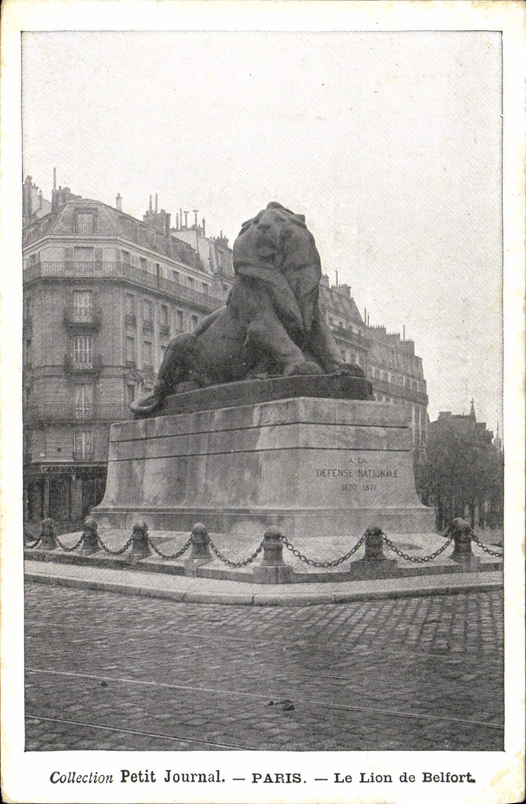 CPA Paris Le Lion De Belfort