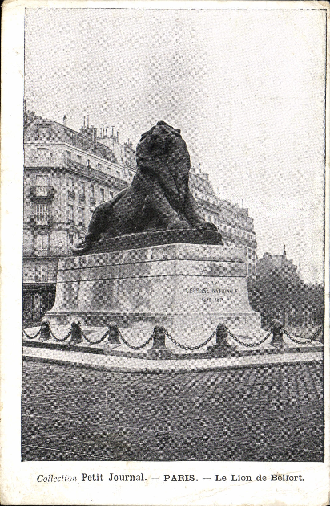 CPA Paris Le Lion De Belfort