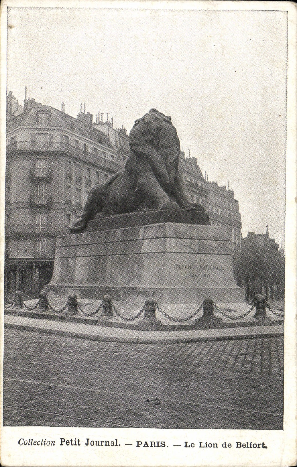 CPA Paris Le Lion De Belfort