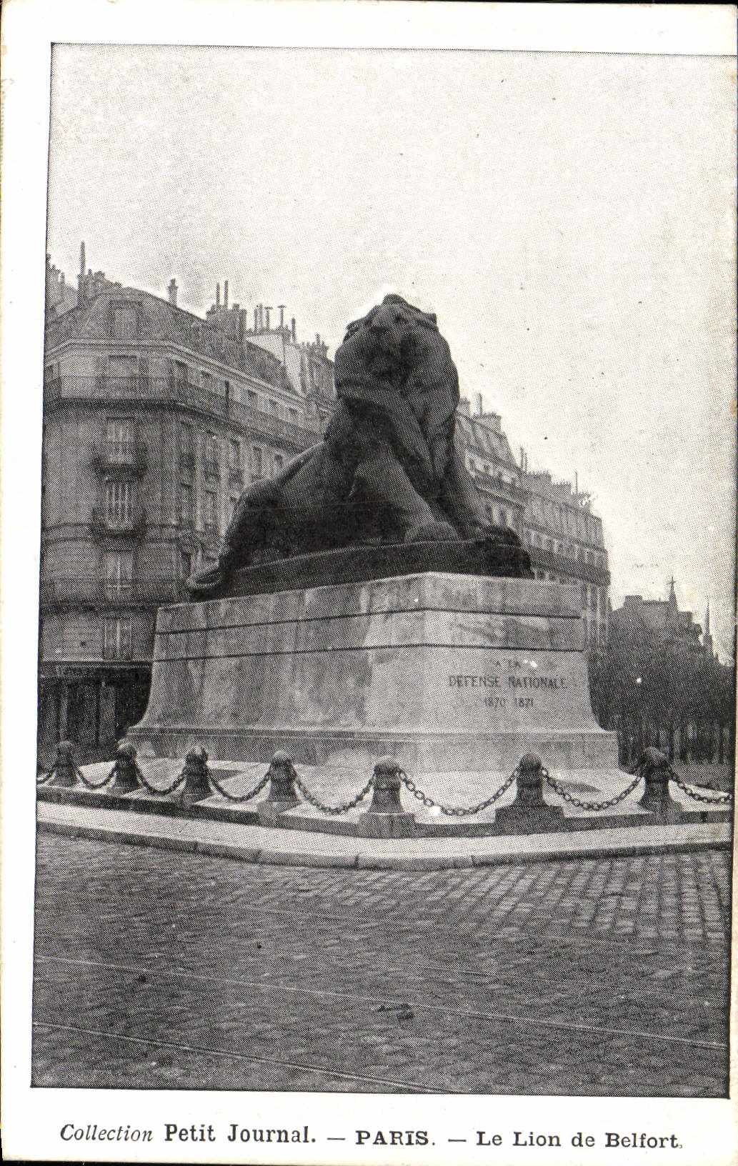 CPA Paris Le Lion De Belfort