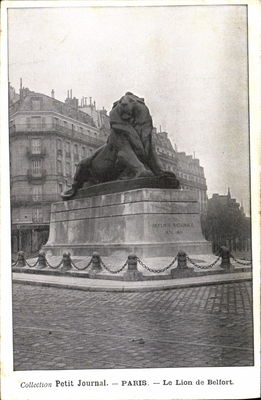 CPA Paris Le Lion De Belfort