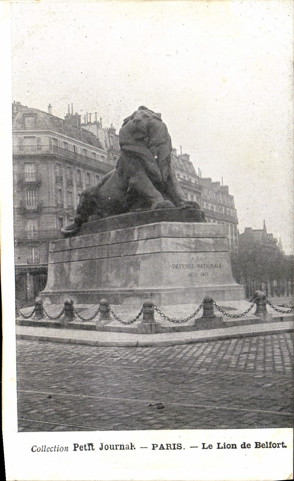 CPA Paris Le Lion De Belfort