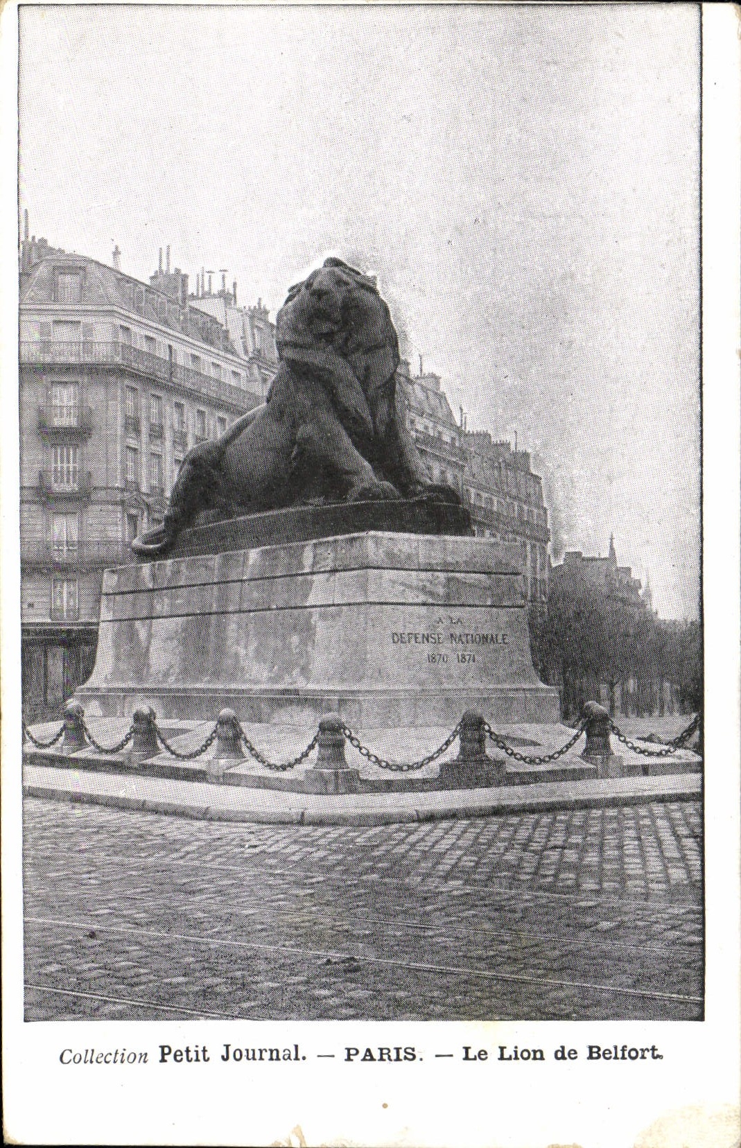 CPA Paris Le Lion De Belfort