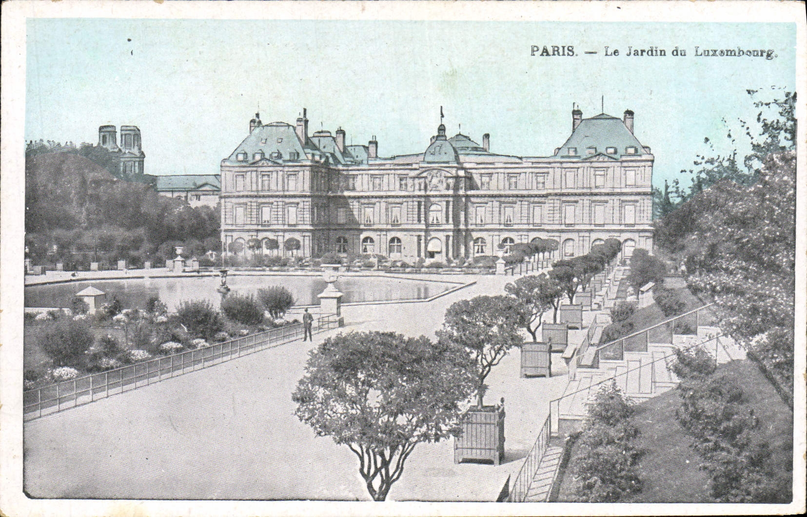 CPA Paris Le Jardin Du Luxembourg