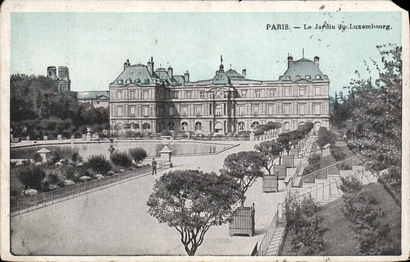 CPA Paris Le Jardin Du Luxembourg