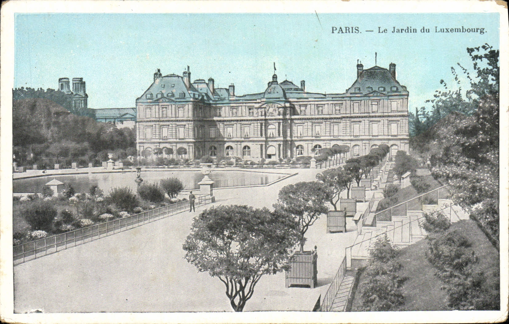 CPA Paris Le Jardin Du Luxembourg