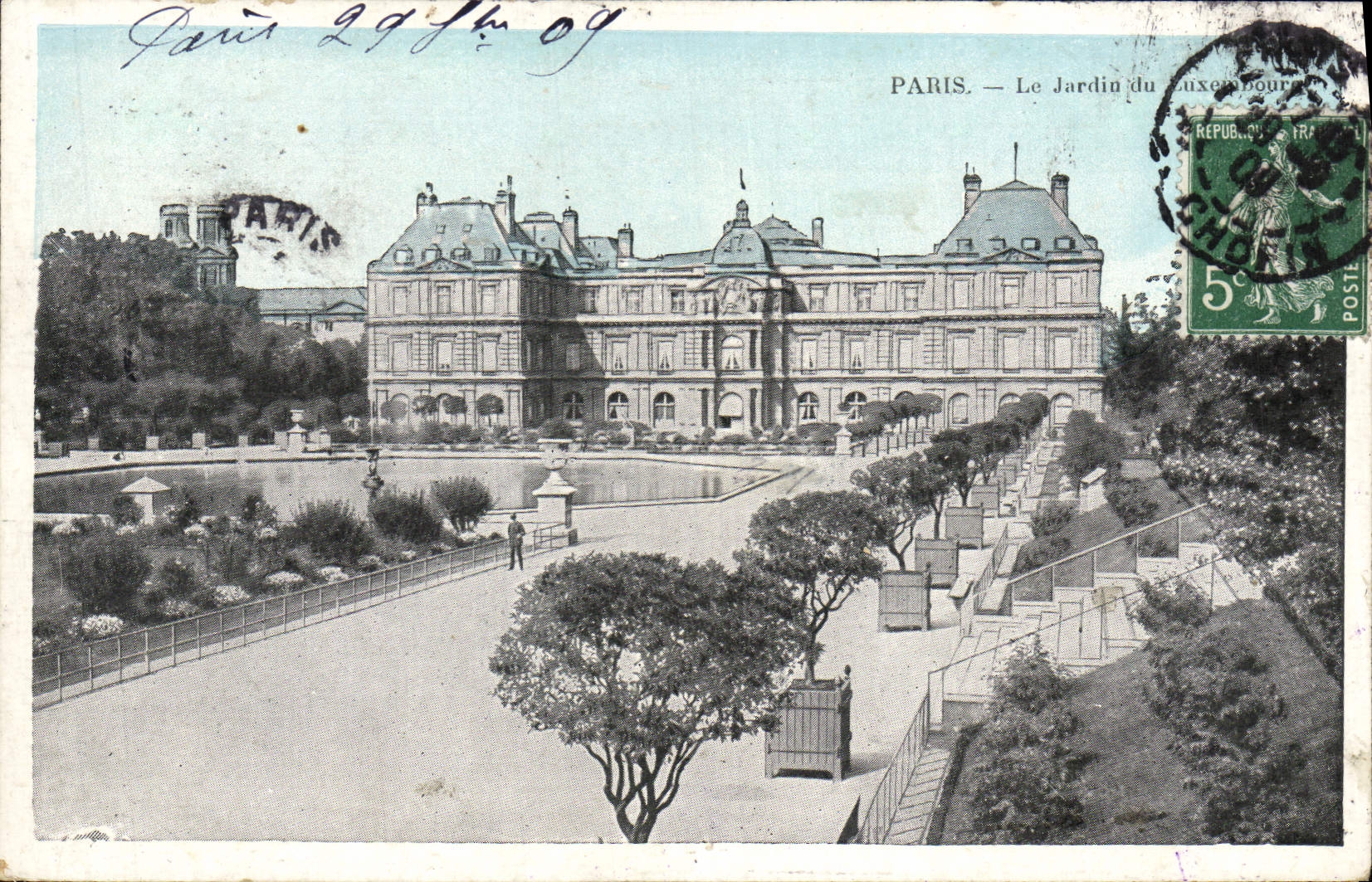 CPA Paris Le Jardin Du Luxembourg