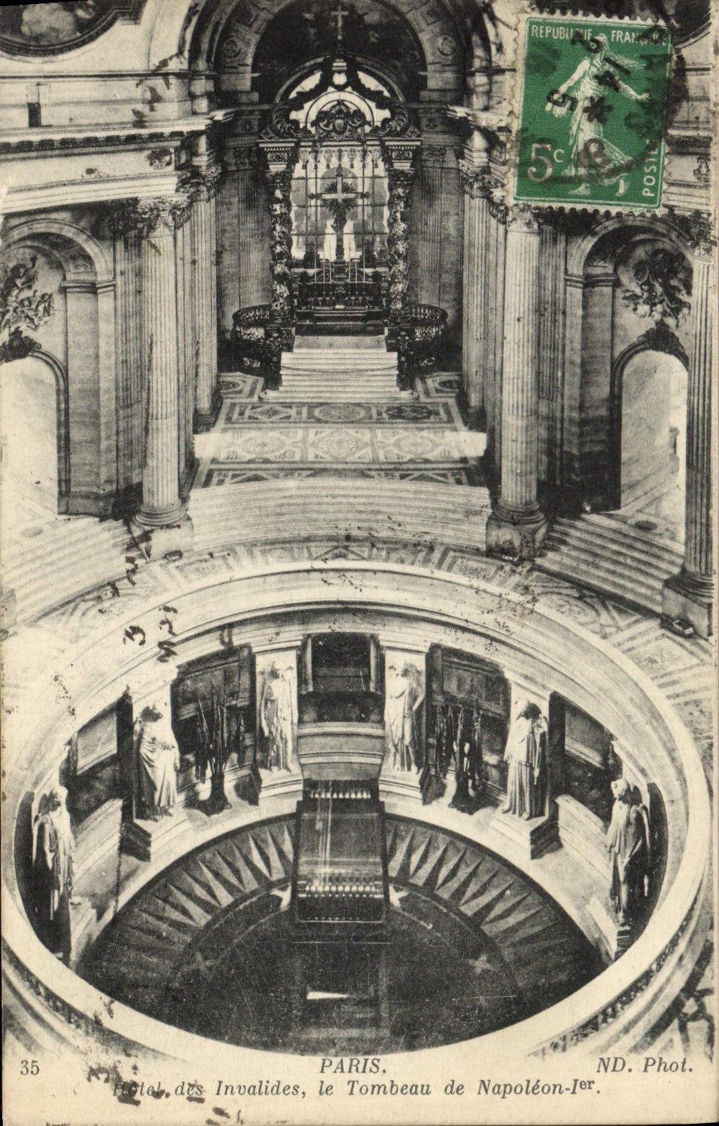 CPA Paris Hotel Des Invalides Le Tombeau De Napoleon 1er