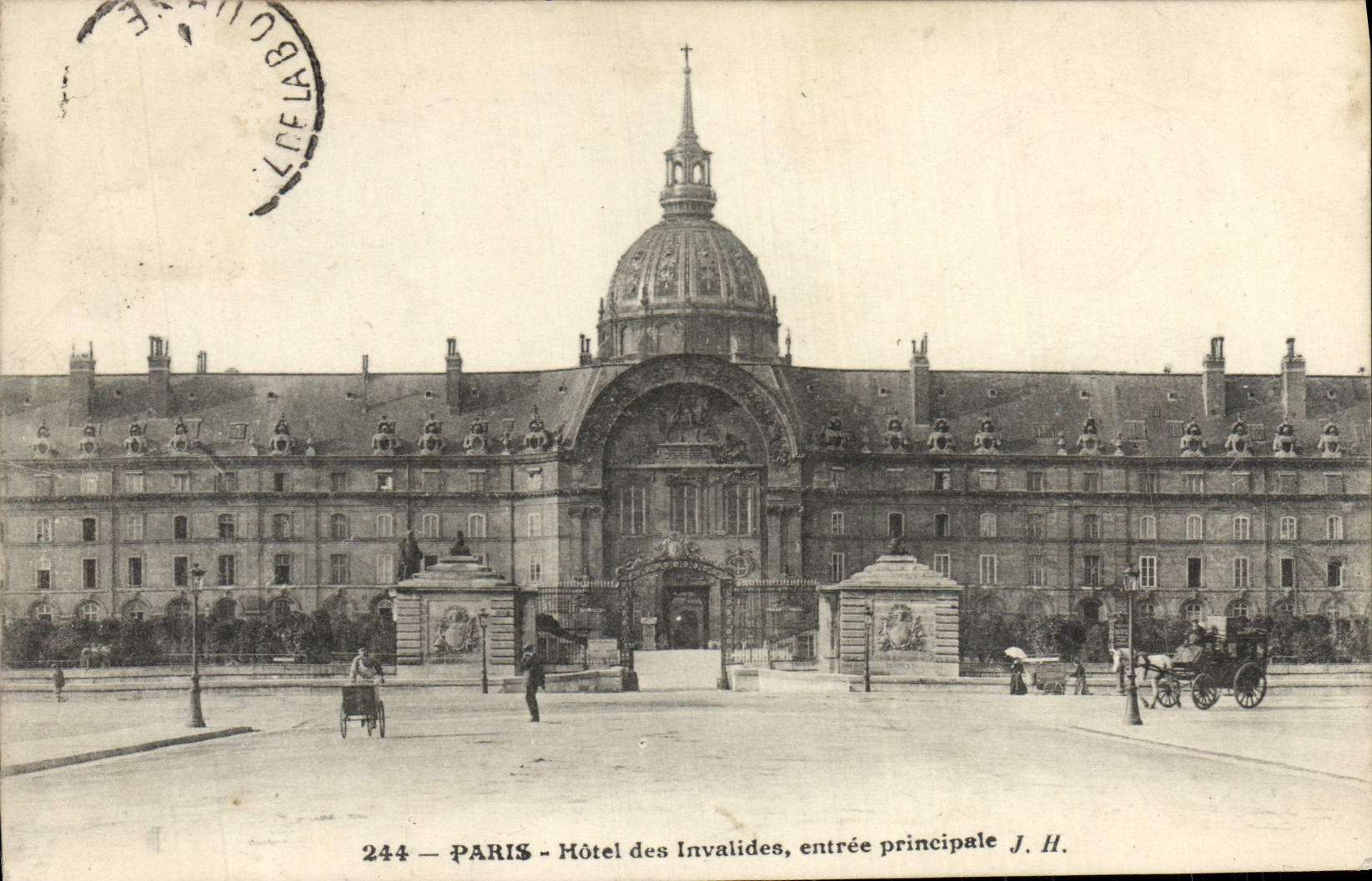 CPA Paris Hotel Des Invalides Entree Principale