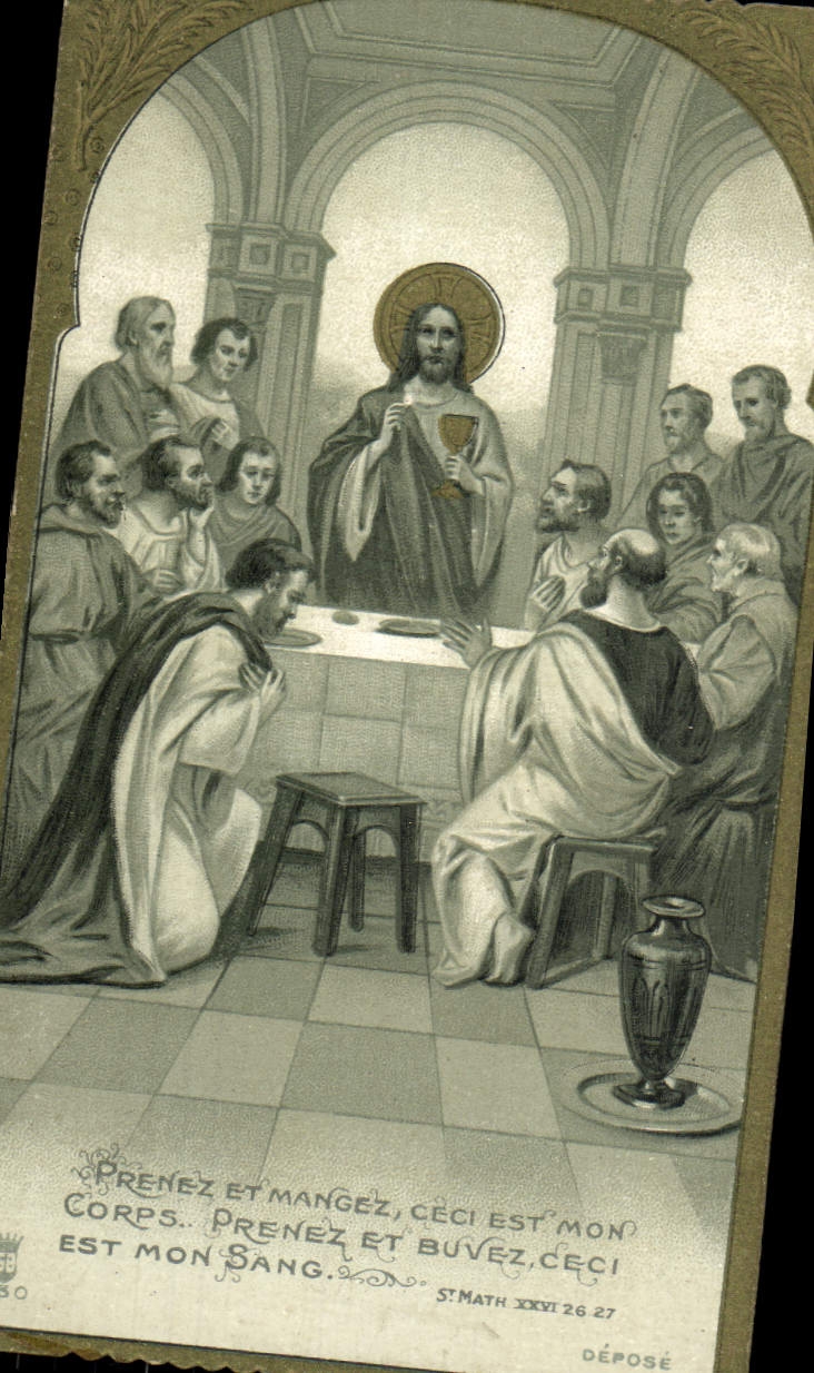 Image pieuse Communion Eglise Octeville 11 juin 1923 Edmont Moitie