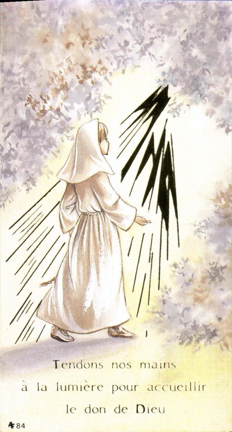 Image pieuse Profession de foi Carine Le prieur 18 mai 1986