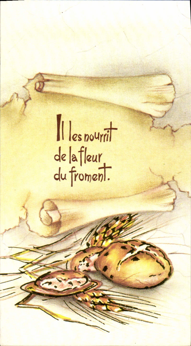 Image pieuse Communion Eglise Notre Dame de Bricquebec 25 mai 1986 Maryline Gaillard