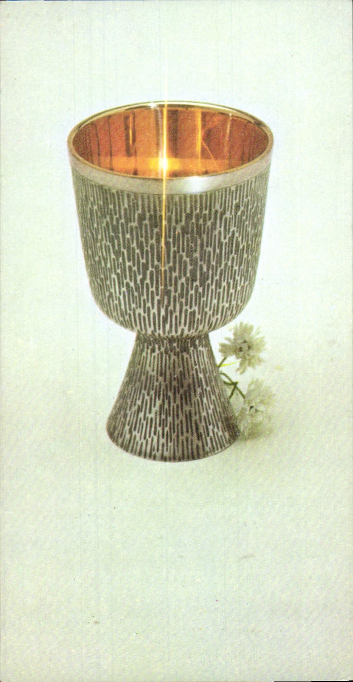 Image pieuse Communion Solennelle Eglise Notre Dame De Bricquebec 29 mai 1983 Marie Ange Gaillard