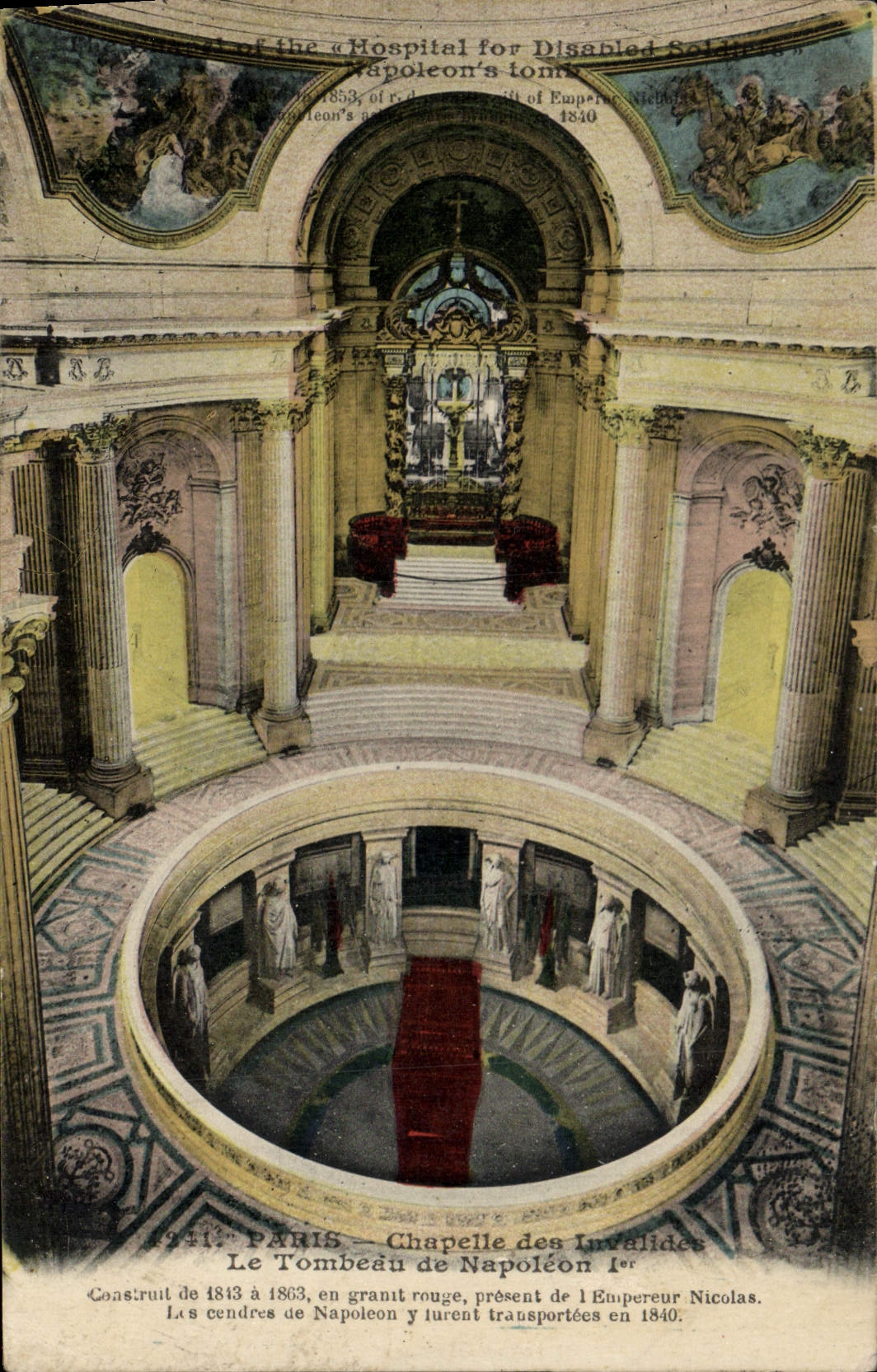 CPA Paris Chapelle Des invalides Le Tombeau De Napoleon 1er