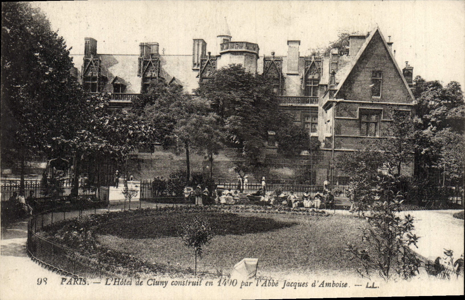 CPA Paris L'Hotel De Cluny