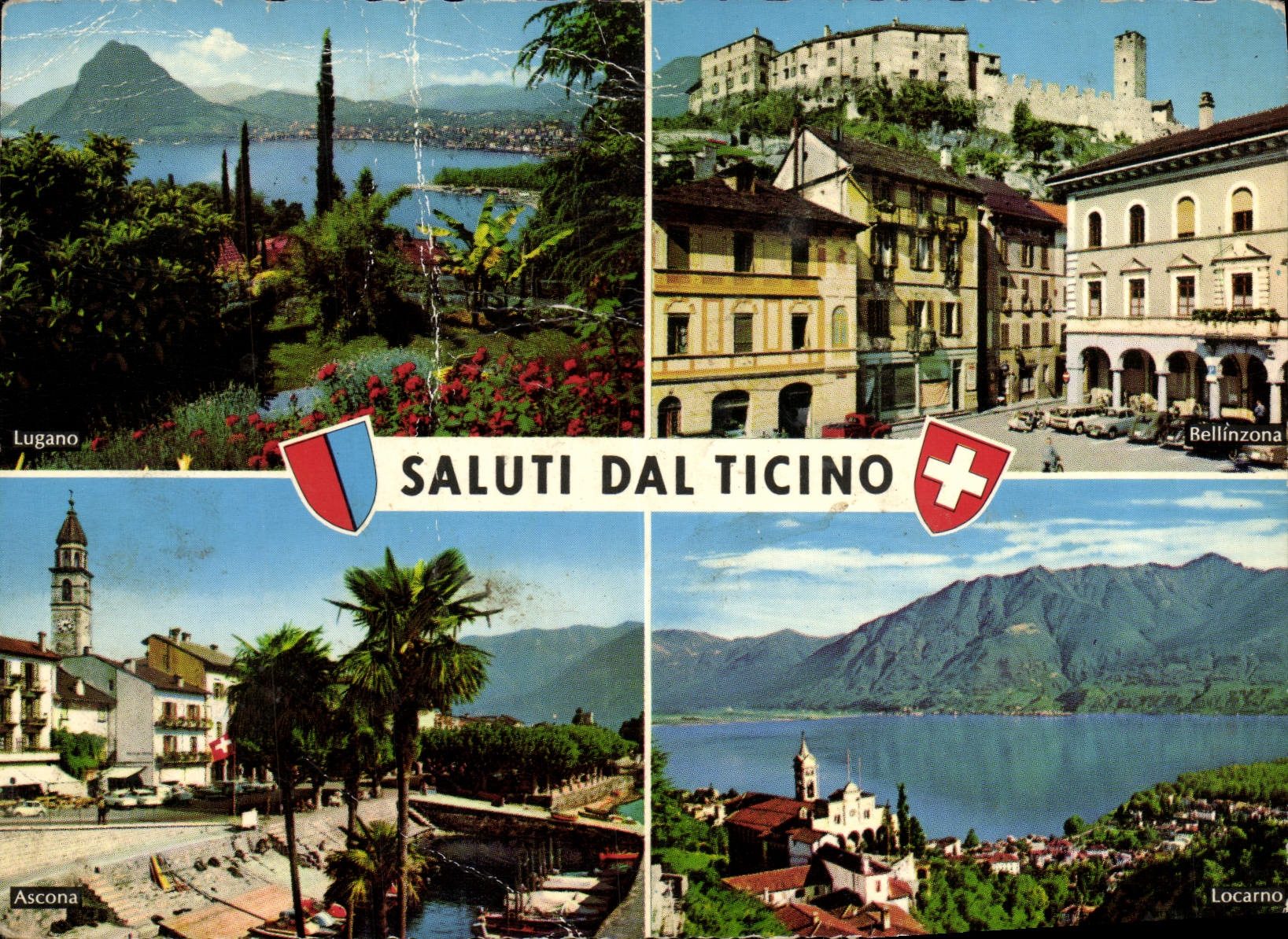 MODERN CARD Saluti Dal Ticino