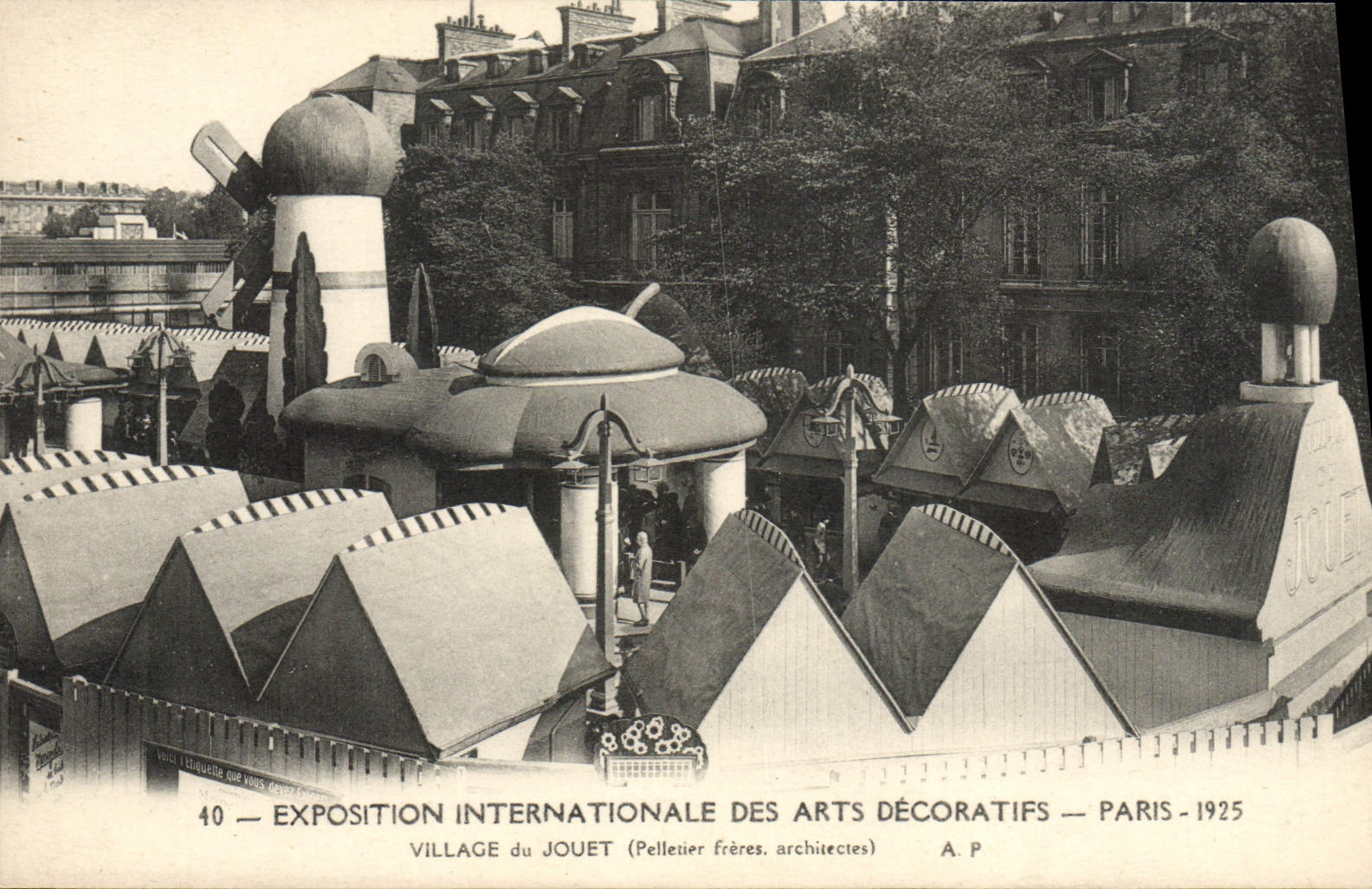CPA Exposition Internationale Des Arts Decoratifs Paris Village Du jouet