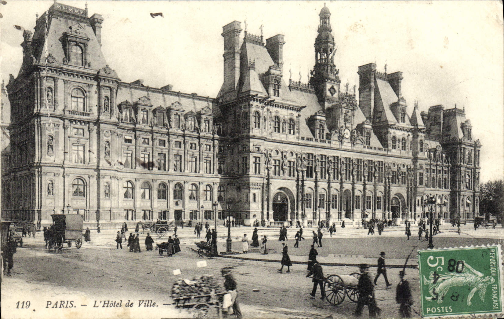 CPA Paris L'Hotel De Ville
