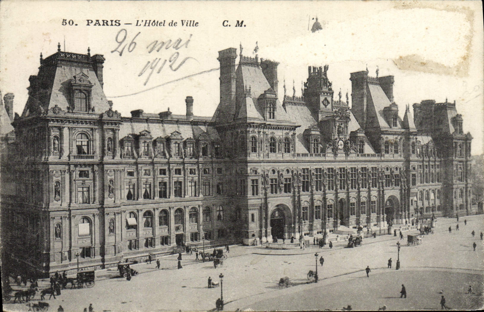 CPA Paris L'Hotel De Ville