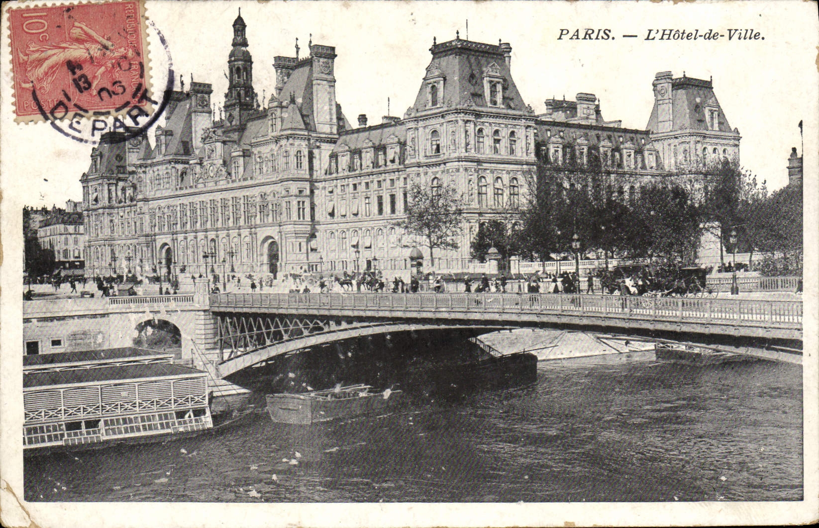 CPA Paris L'Hotel De Ville