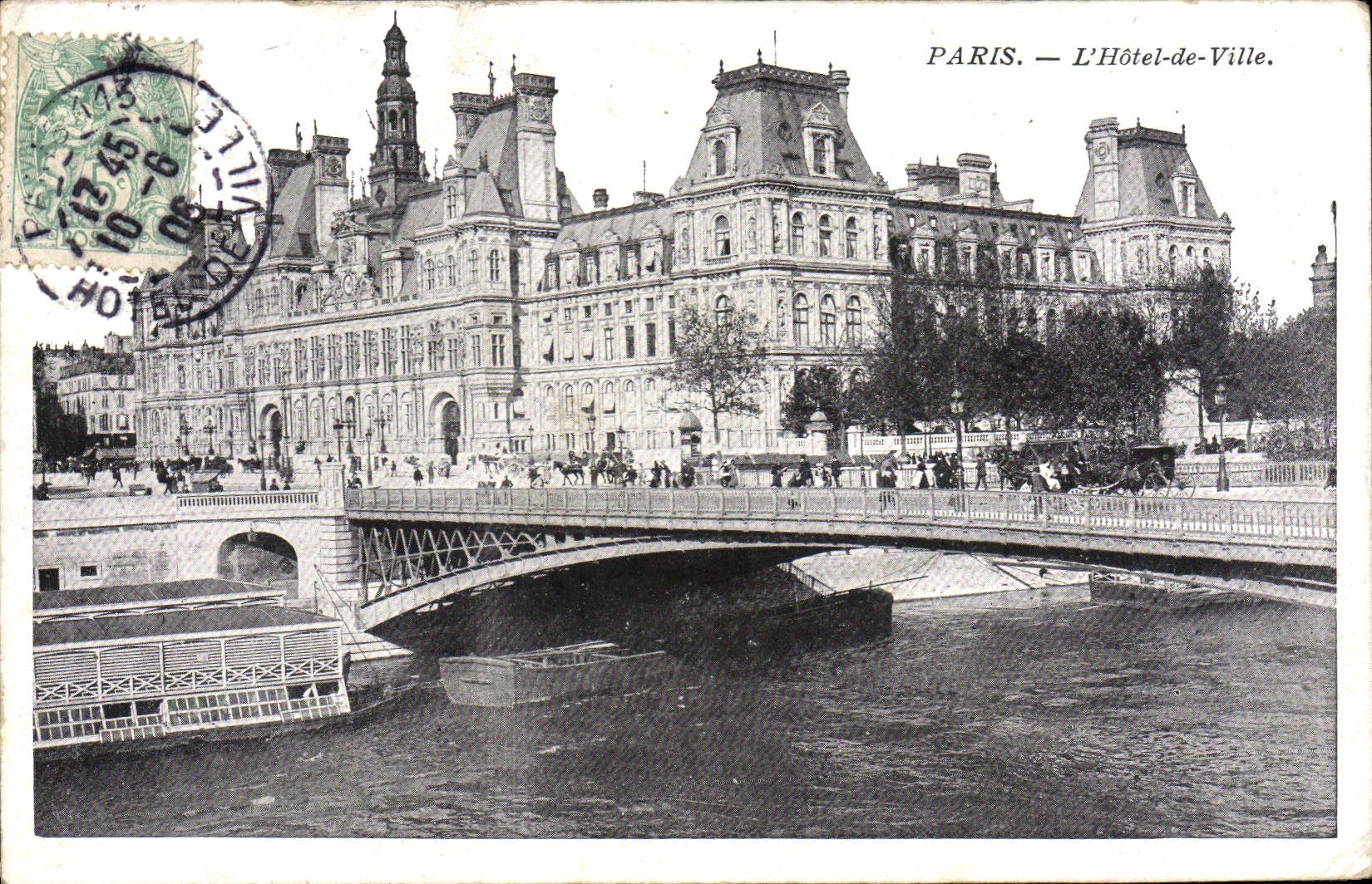 CPA Paris L'Hotel De Ville