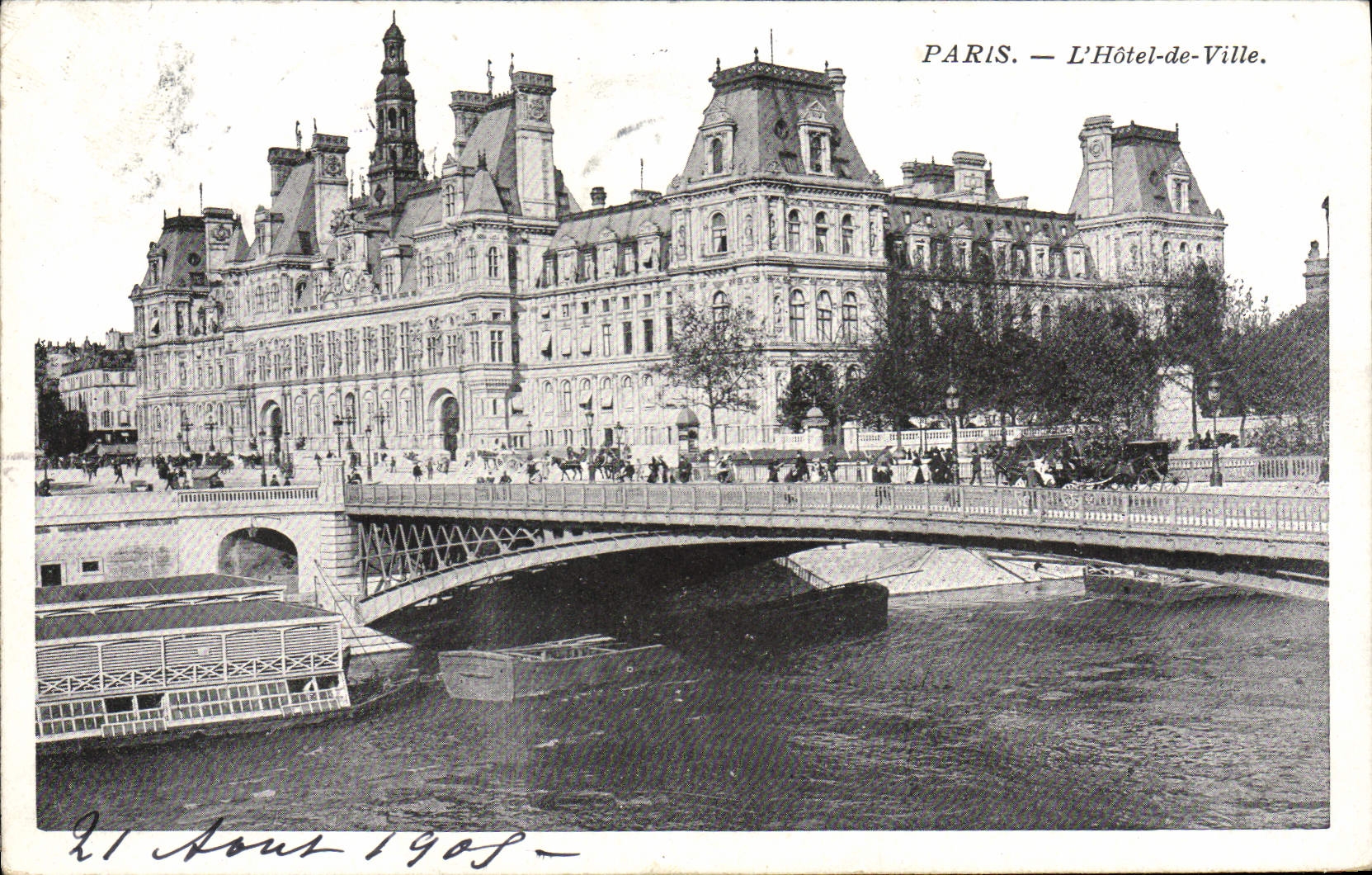 CPA Paris L'Hotel De Ville