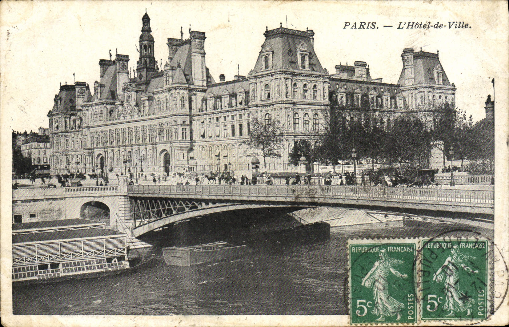 CPA Paris L'Hotel De Ville