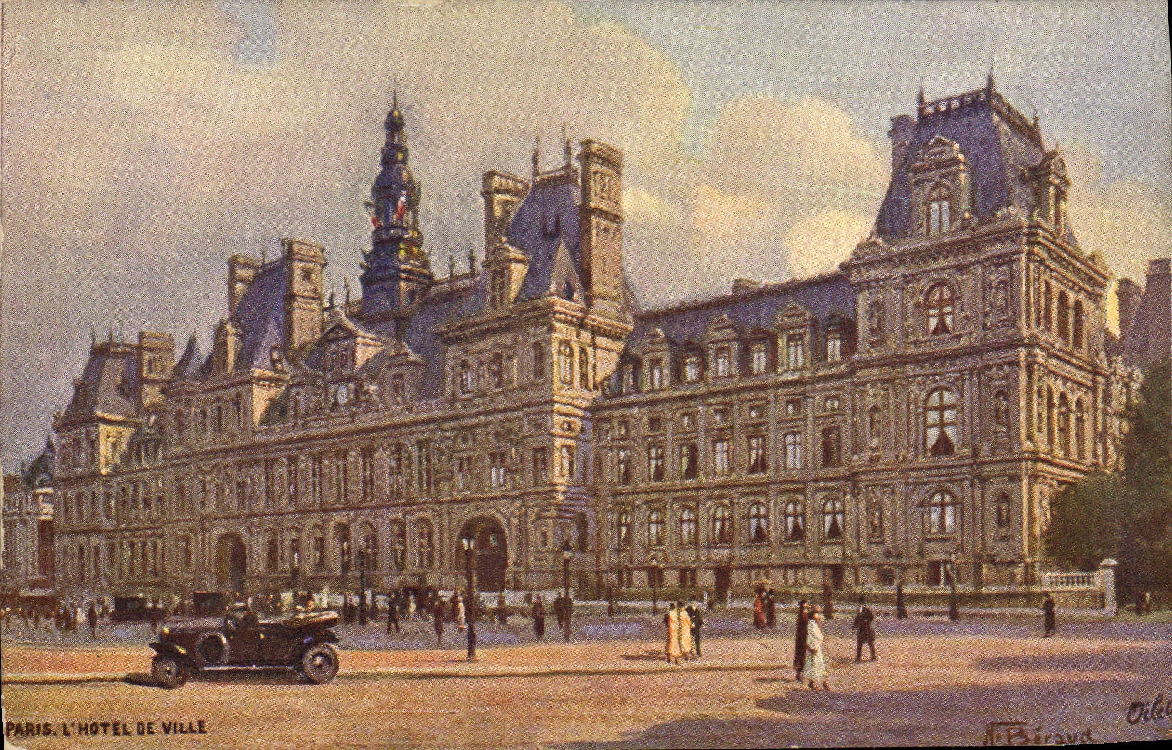CPA Paris L'Hotel De Ville
